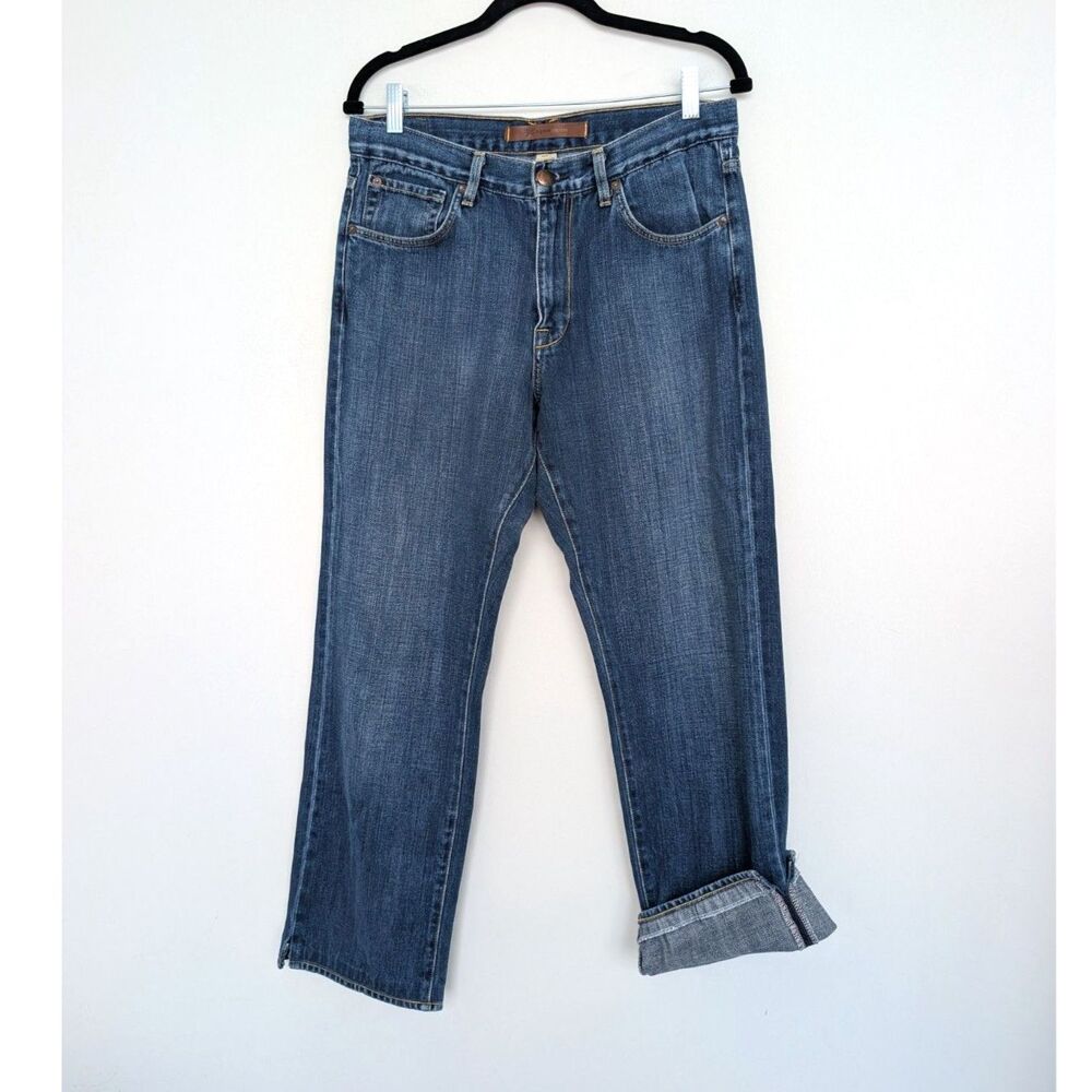 Y2K Agave Denim Waterman Selvedge Relaxed Straight Leg Jeans Men's Sz 31